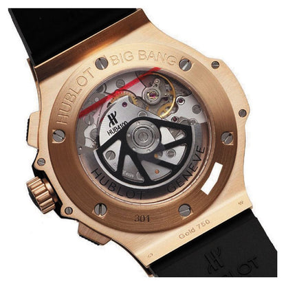 HB Big Bang, Gold Chronograph, 18k Rose Gold, 44 mm, Ref# 301.RX.1180.RX
