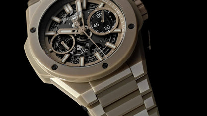 HB Big Bang INTEGRATED BEIGE CERAMIC Ref# 451.CZ.4620.CZ