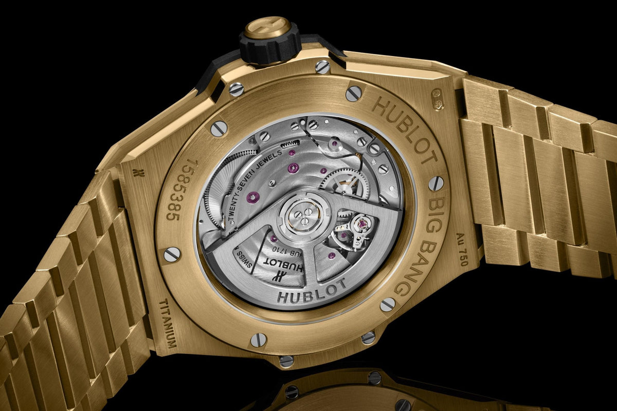 HB Big Bang INTEGRATED TIME ONLY YELLOW GOLD Ref# 456.VX.0130.VX