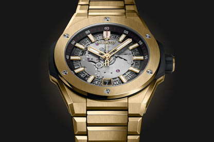 HB Big Bang INTEGRATED TIME ONLY YELLOW GOLD Ref# 456.VX.0130.VX