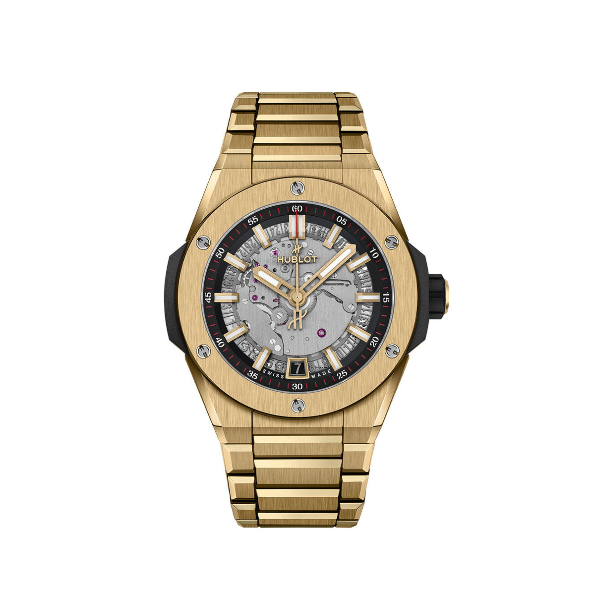 HB Big Bang INTEGRATED TIME ONLY YELLOW GOLD Ref# 456.VX.0130.VX