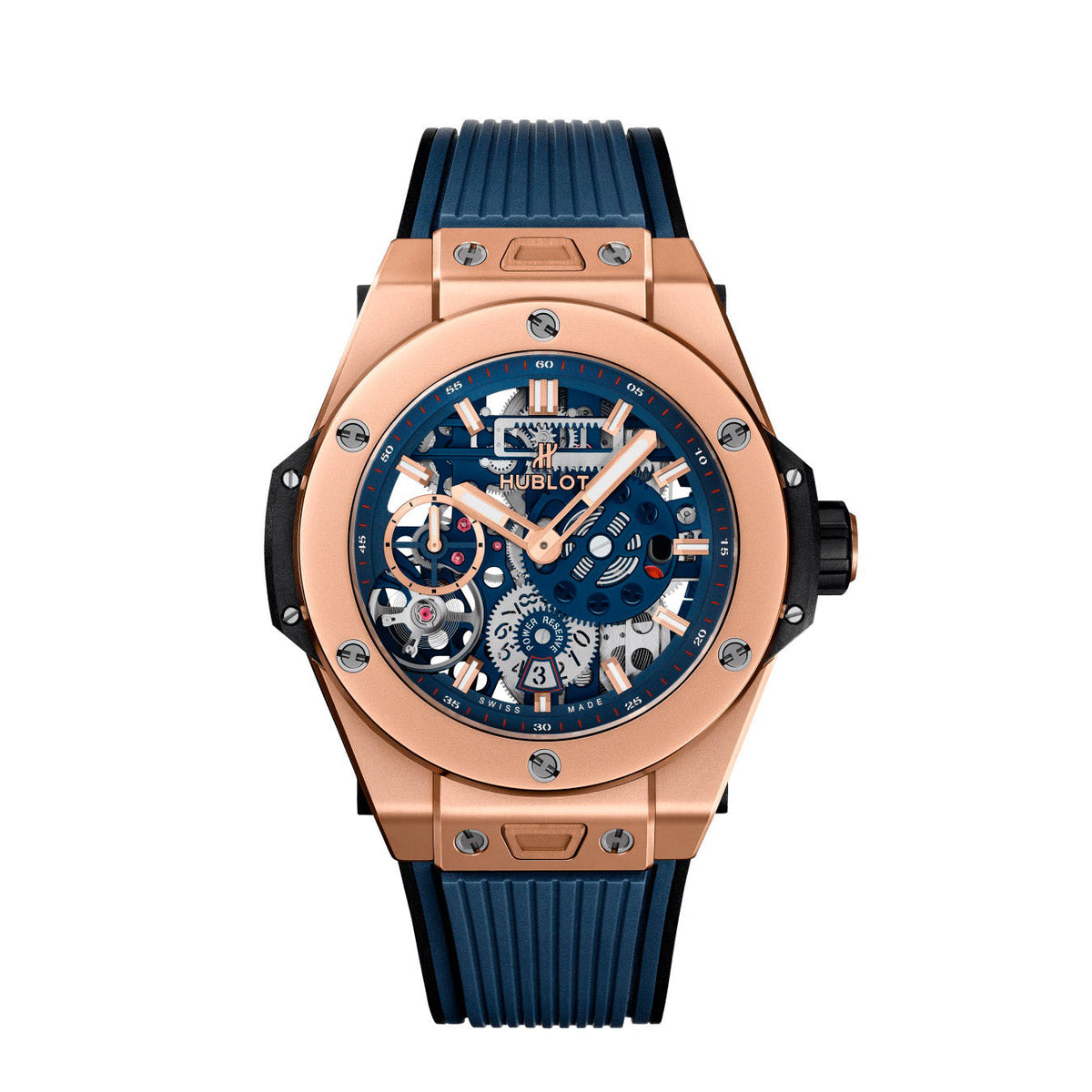 HB Big Bang Meca-10 King Gold Blue 45mm, Ref# 414.OI.5123.RX