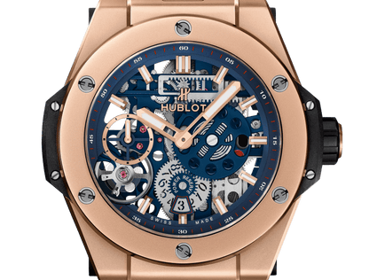 HB Big Bang Meca-10 King Gold Blue 45mm, Ref# 414.OI.5123.RX