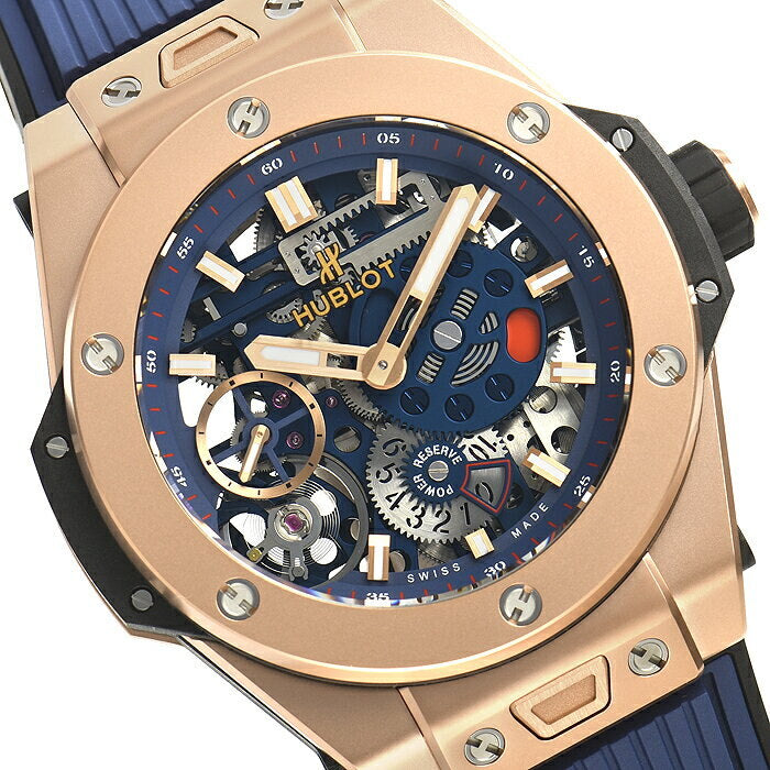 HB Big Bang Meca-10 King Gold Blue 45mm, Ref# 414.OI.5123.RX