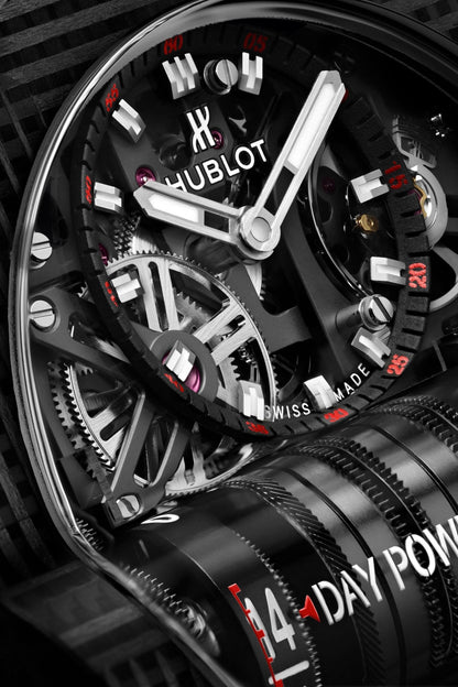 HB Big Bang MP-11 POWER RESERVE 14 DAYS 3D CARBON Ref# 911.QD.0123.RX