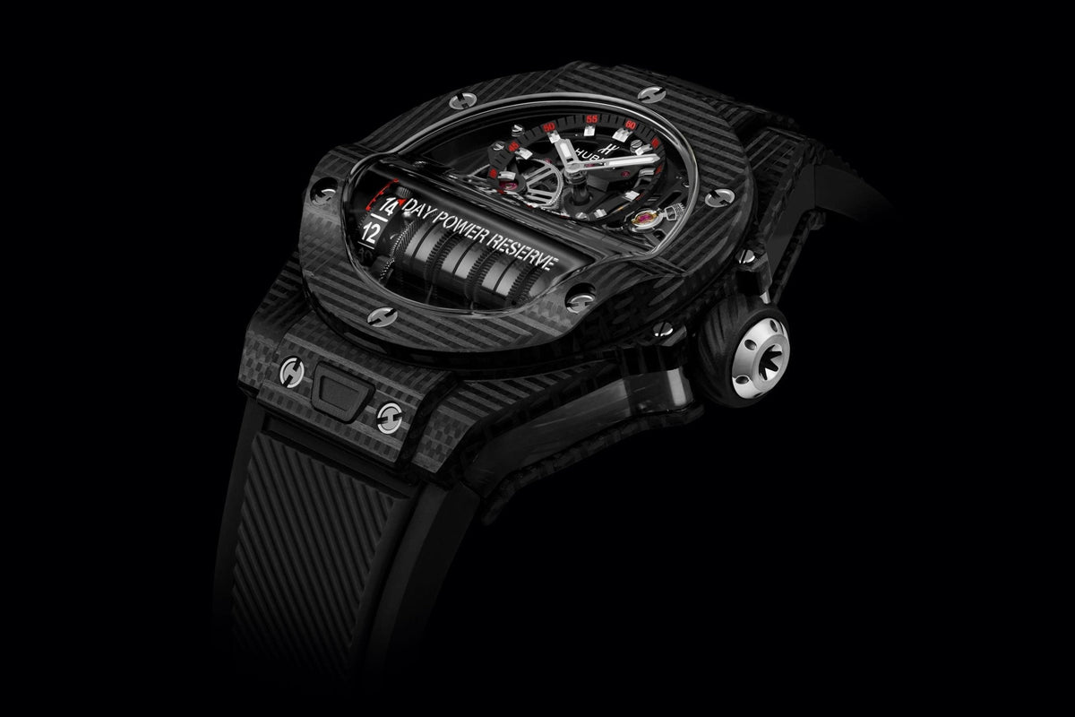HB Big Bang MP-11 POWER RESERVE 14 DAYS 3D CARBON Ref# 911.QD.0123.RX