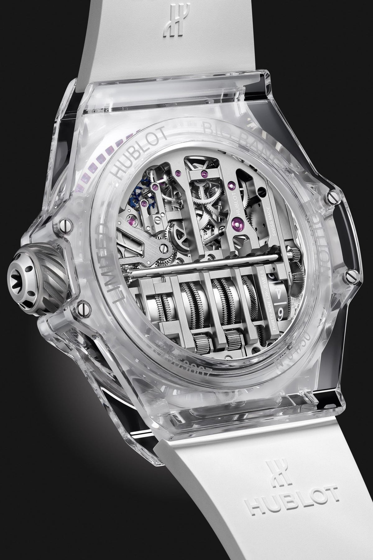 HB Big Bang MP-11 POWER RESERVE 14 DAYS SAPPHIRE RAINBOW Ref# 911.JX.0102.RW\\.4099