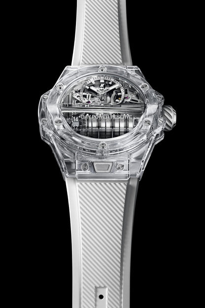 HB Big Bang MP-11 POWER RESERVE 14 DAYS SAPPHIRE Ref# 911.JX.0102.RW