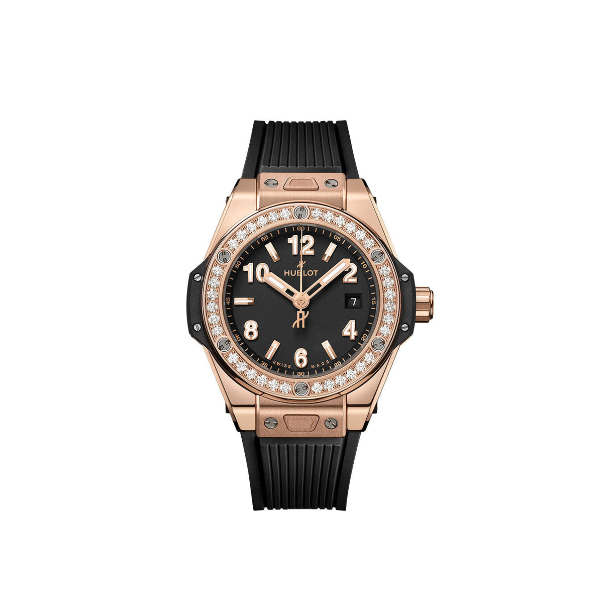 HB Big Bang ONE CLICK KING GOLD DIAMONDS Ref# 485.OX.1180.RX.1204