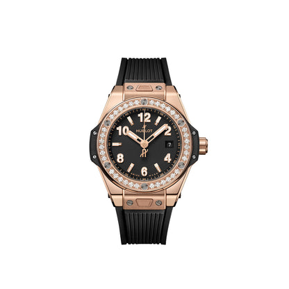 HB Big Bang ONE CLICK KING GOLD DIAMONDS Ref# 485.OX.1180.RX.1204