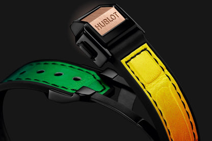 HB Big Bang ONE CLICK KING GOLD RAINBOW Ref# 485.OX.9900.LR.0999