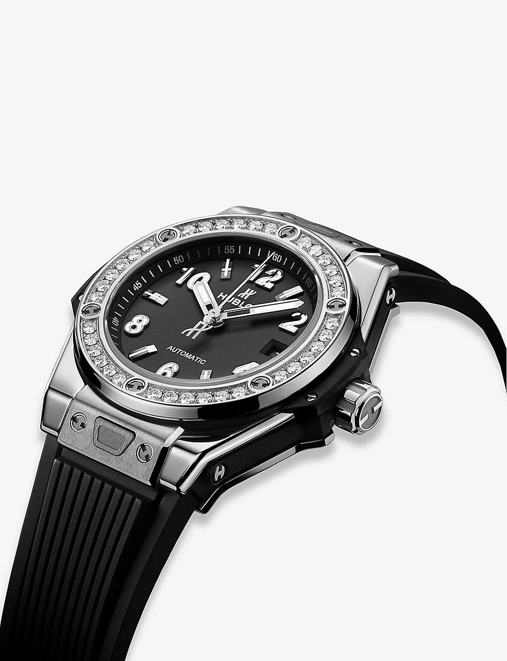 HB Big Bang One Click Steel Diamonds 33mm, Ref# 485.SX.1170.RX.1204