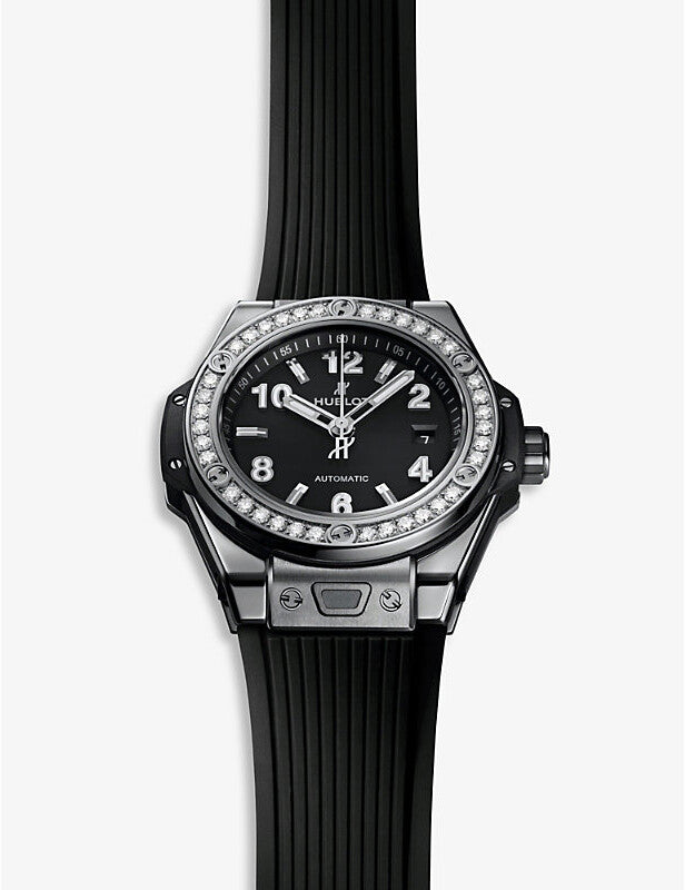 HB Big Bang One Click Steel Diamonds 33mm, Ref# 485.SX.1170.RX.1204