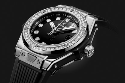 HB Big Bang ONE CLICK STEEL DIAMONDS Ref# 485.SX.1270.RX.1204