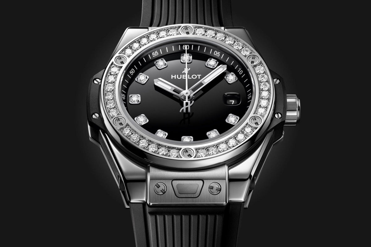 HB Big Bang ONE CLICK STEEL DIAMONDS Ref# 485.SX.1270.RX.1204