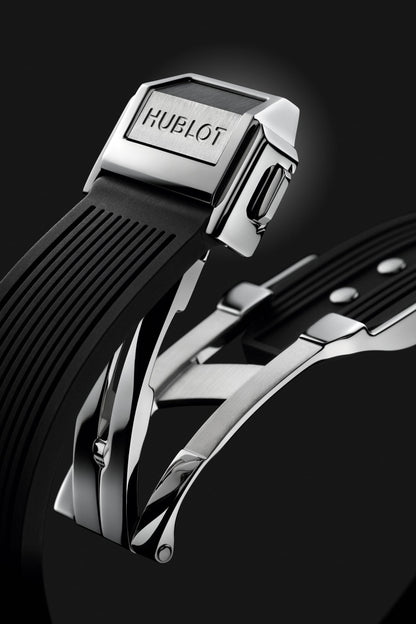 HB Big Bang ONE CLICK STEEL PAVÉ Ref# 485.SX.1270.RX.1604