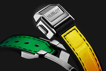 HB Big Bang ONE CLICK STEEL RAINBOW Ref# 485.SX.9900.LR.0999