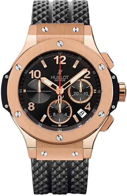 HB Big Bang, Original Gold Chronograph, 18k Rose Gold, 44 mm, Ref# 301.PX.130.RX