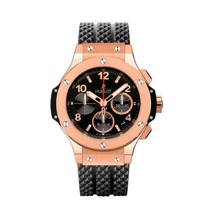HB Big Bang, Original Gold Chronograph, 18k Rose Gold, 44 mm, Ref# 301.PX.130.RX