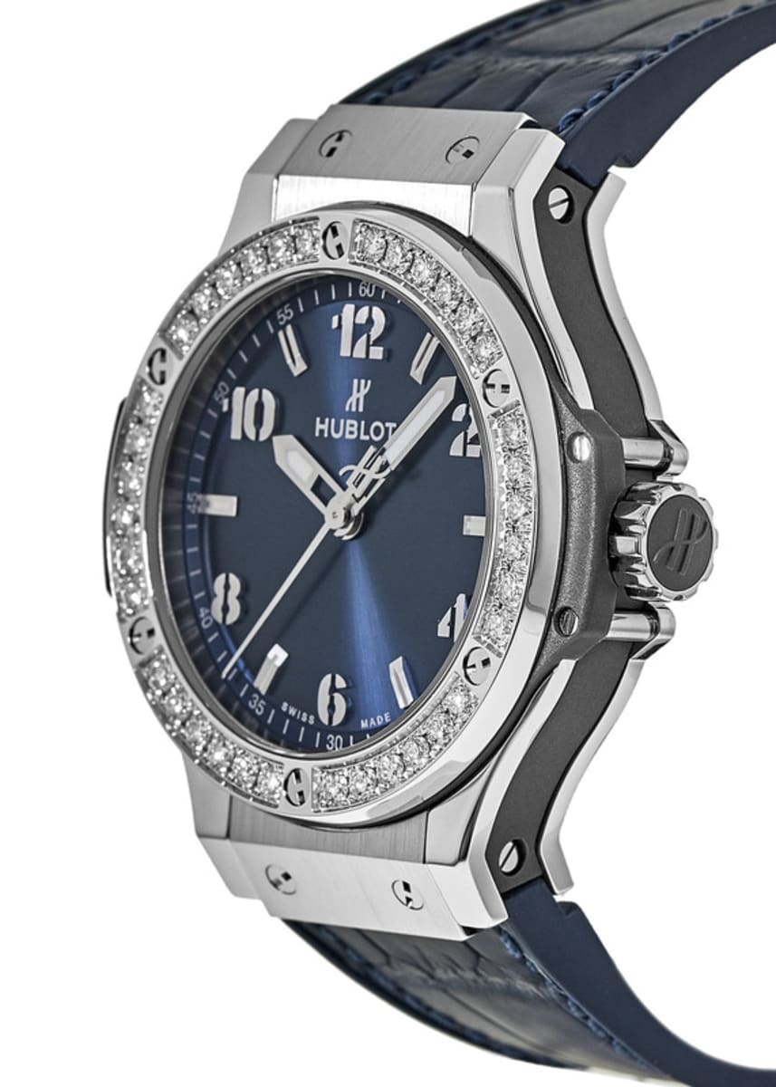 HB Big Bang, Steel Blue Diamonds, 38 mm, Ref# 361.SX.7170.LR.1204