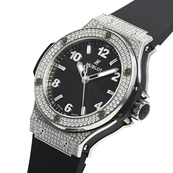 HB Big Bang, Steel Pave, 38 mm, Ref# 361.SX.1270.RX.1704