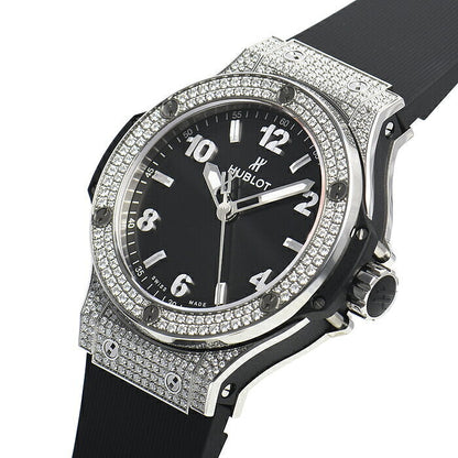 HB Big Bang, Steel Pave, 38 mm, Ref# 361.SX.1270.RX.1704