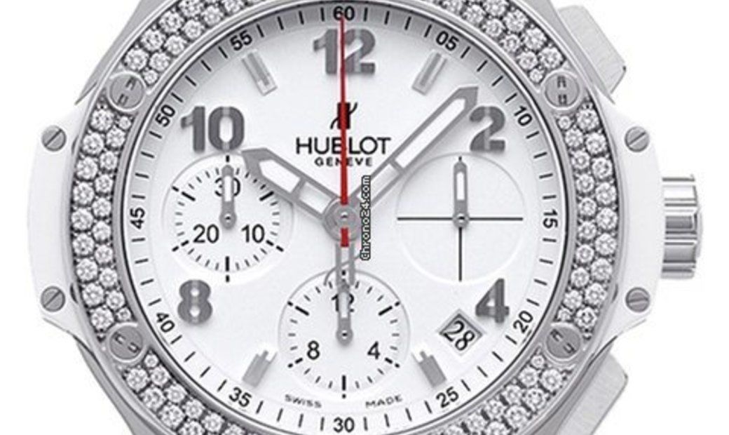HB Big Bang, Steel White Diamonds Chronograph, 41 mm, Ref# 342.SE.230.RW\\.114