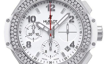 HB Big Bang, Steel White Diamonds Chronograph, 41 mm, Ref# 342.SE.230.RW\\.114
