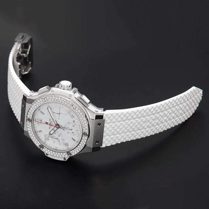 HB Big Bang, Steel White Diamonds Chronograph, 41 mm, Ref# 342.SE.230.RW\\.114