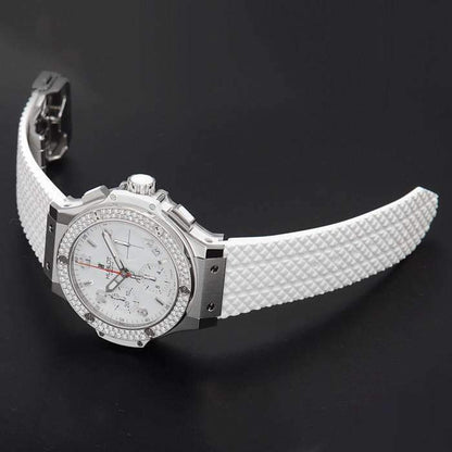 HB Big Bang, Steel White Diamonds Chronograph, 41 mm, Ref# 342.SE.230.RW\\.114