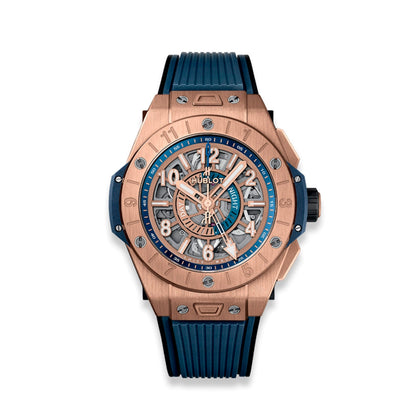 HB Big Bang, Unico GMT King Gold, 45mm, Ref# 471.OX.7128.RX