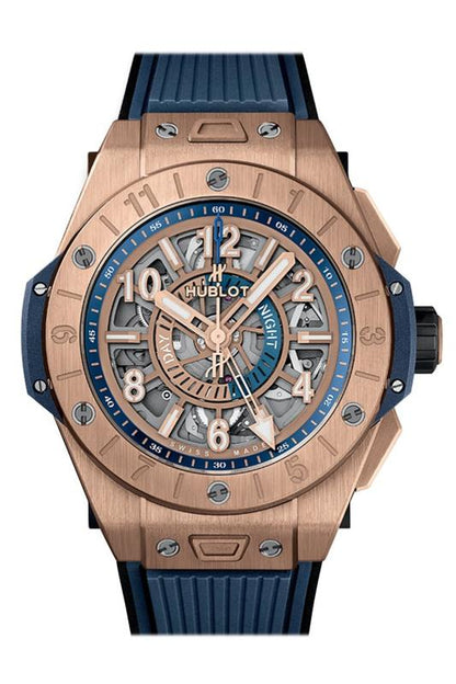 HB Big Bang, Unico GMT King Gold, 45mm, Ref# 471.OX.7128.RX