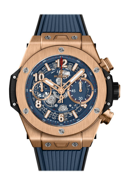 HB Big Bang, Unico King Gold Blue, 42mm, Ref# 441.OX.5189.RX