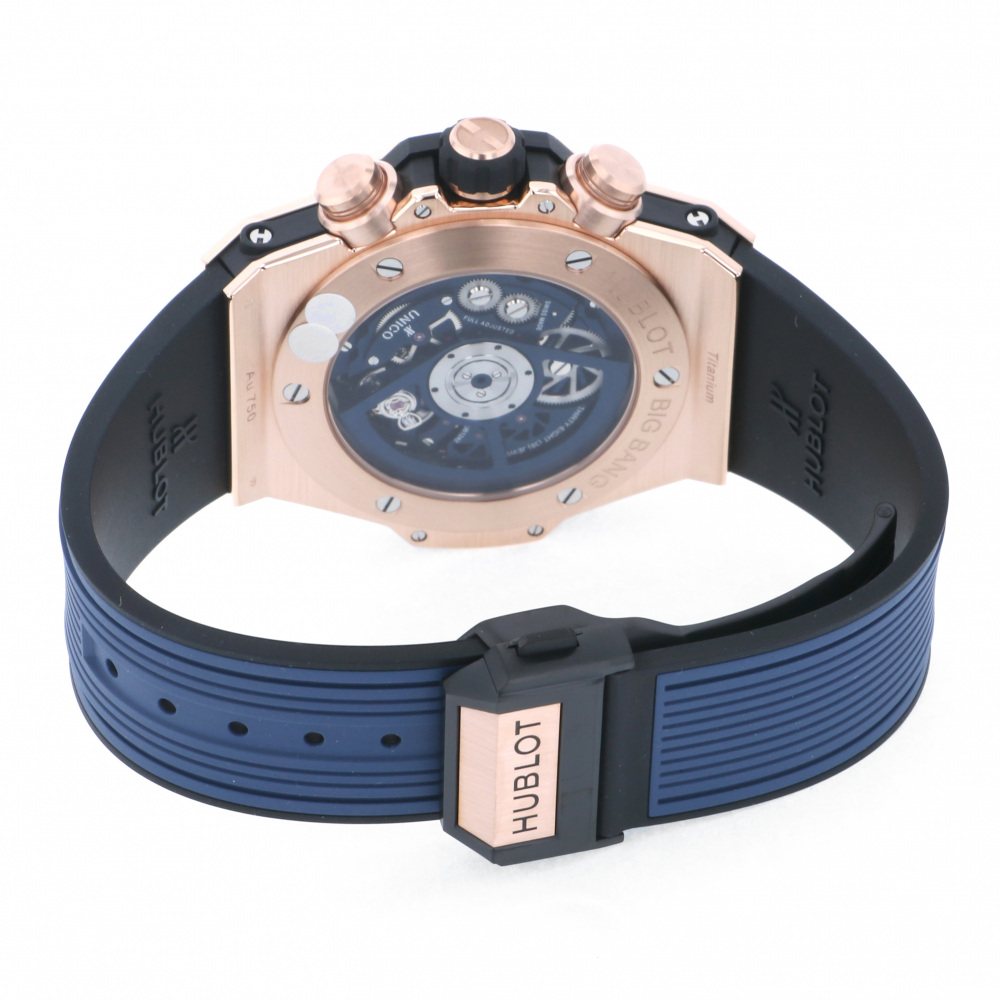 HB Big Bang, Unico King Gold Blue, 42mm, Ref# 441.OX.5189.RX