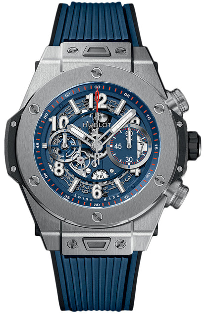 HB Big Bang, Unico Titanium Blue, 42mm, Ref# 441.NX.5179.RX
