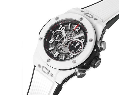 HB Big Bang Unico White ceramic, 42mm, Ref# 441.HX.1170.RX