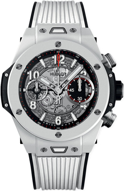 HB Big Bang Unico White ceramic, 42mm, Ref# 441.HX.1170.RX
