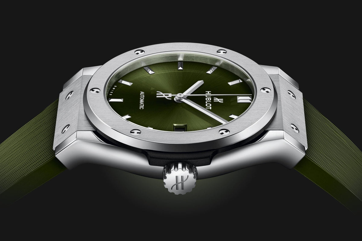 HB Classic Fusion Titanium Green Ref# 542.NX.8970.RX