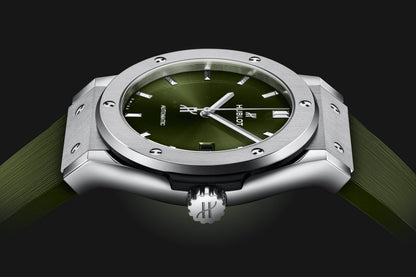 HB Classic Fusion Titanium Green Ref# 542.NX.8970.RX