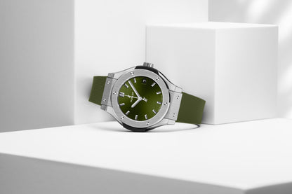 HB Classic Fusion Titanium Green Ref# 542.NX.8970.RX