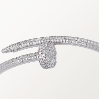 18K White Gold Diamonds Cartier Juste un Clou Bracelet