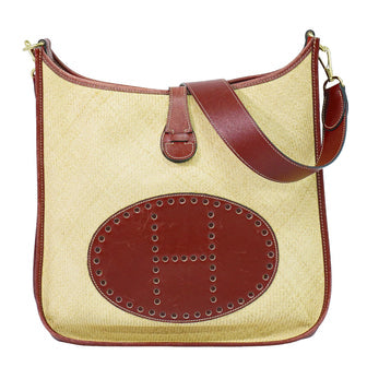 Evelyne Bag Gen I Toile and Leather PM