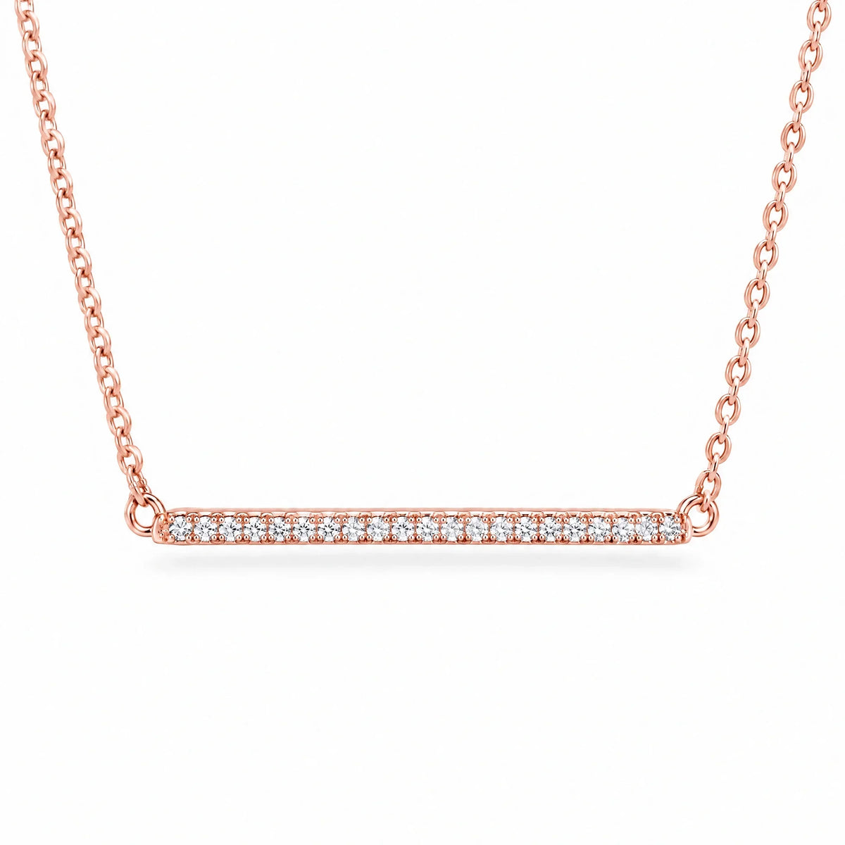 Linea 18K Gold Plated 925 Sterling Silver Cubic Zirconia Necklace