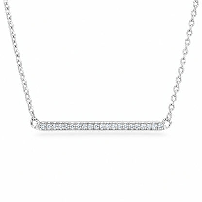 Linea 18K Gold Plated 925 Sterling Silver Cubic Zirconia Necklace