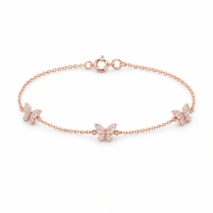 Liora 18K Gold Plated 925 Sterling Silver Cubic Zirconia Bracelet