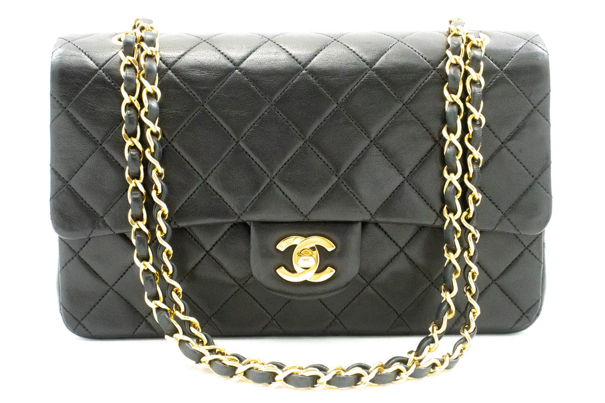 Vintage Classic Double Flap Bag Quilted Lambskin Medium