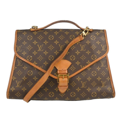 Beverly Briefcase Monogram Canvas PM