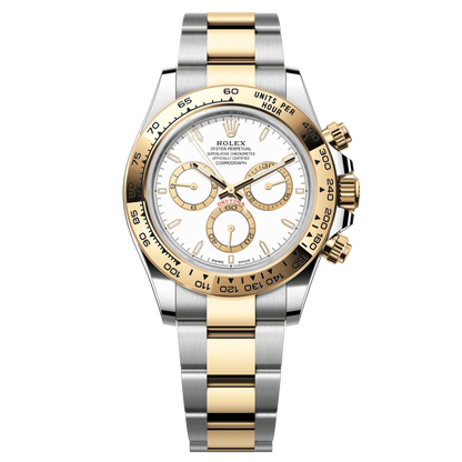 Rolex Oyster 40 mm White and Golden Yellow Rolesor Oyster 126503-0001
