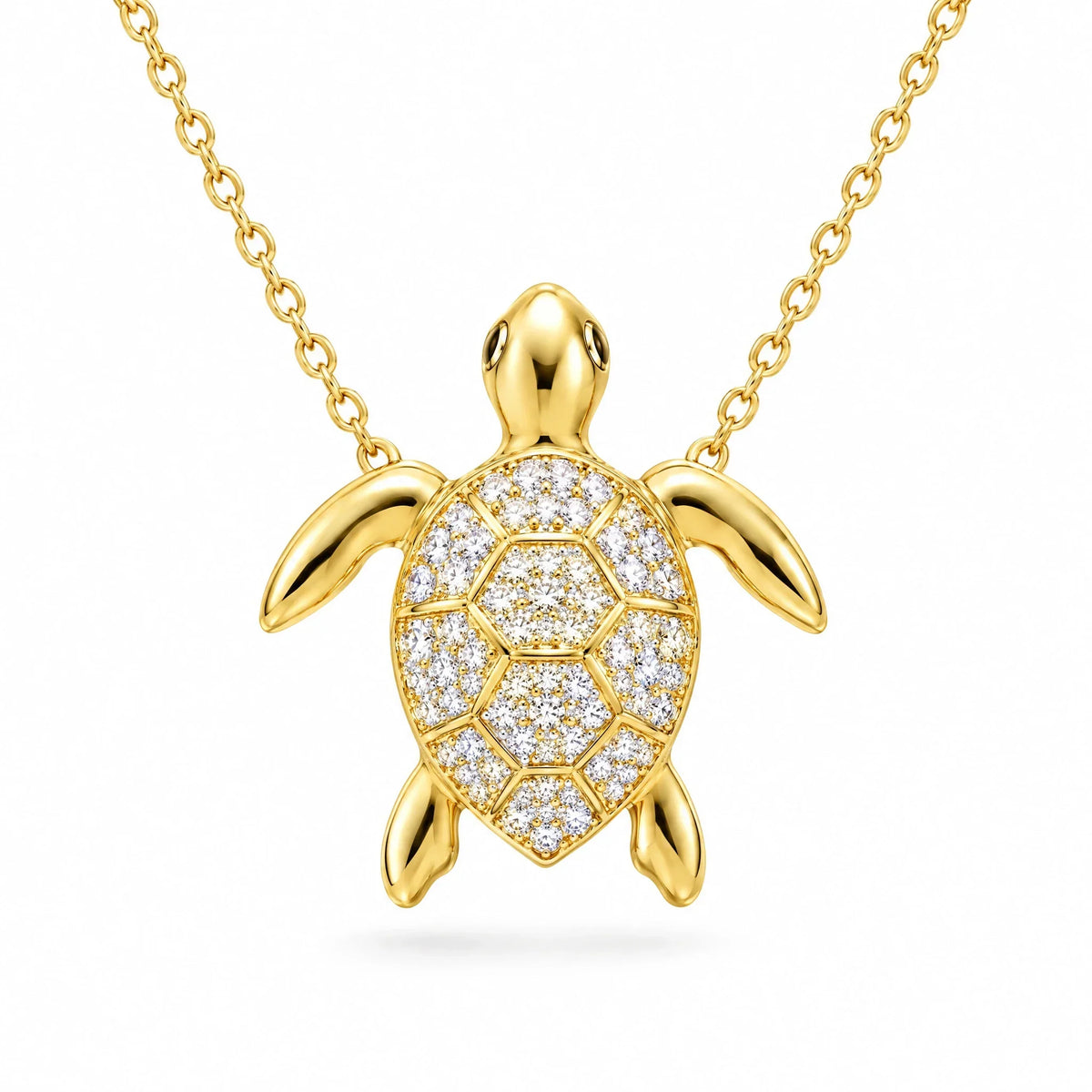 Marea 18K Gold Plated 925 Sterling Silver Cubic Zirconia Necklace
