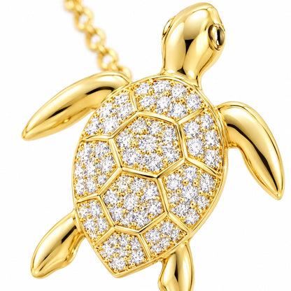 Marea 18K Gold Plated 925 Sterling Silver Cubic Zirconia Necklace